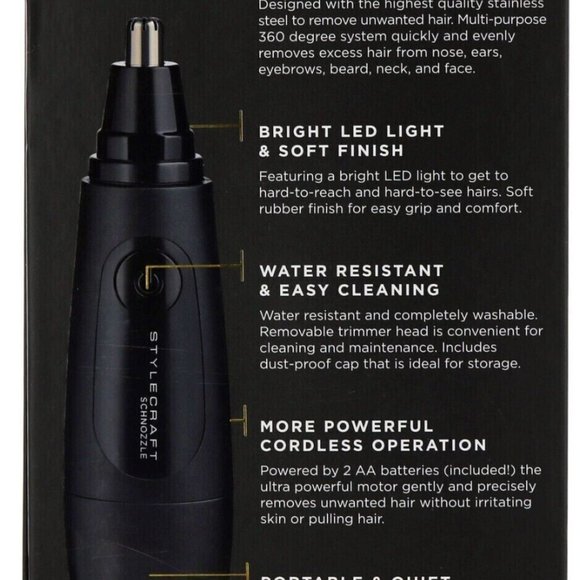 STYLECRAFT Grooming Schnozzlemicro Nose Ear Trimmer By Stylecraft